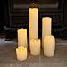 Lights4fun - Conjunto de 6 Velas sin Llama LED a Columna en...