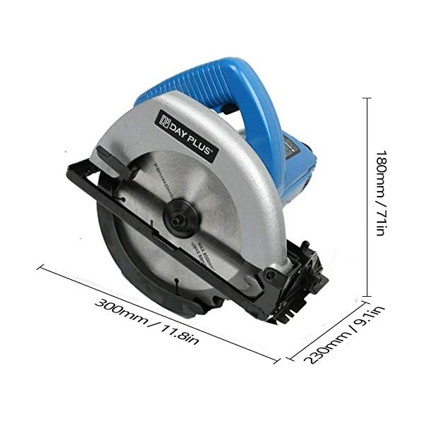 900W Tragbar Handkreissäge Kreissäge Säge, Tauchkreissäge mit FührungsschieneSchnitttiefe: 90°: 55mm/45°: 38mm, für… – Bild 6
