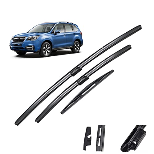 Balais d'essuie-glace Forester SJ haute performance pour un essuyage silencieux sans trace