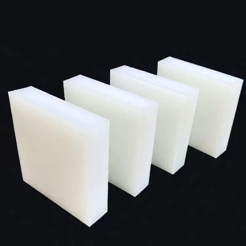 1Pcs White Silicone Rubber Sheet Block Plate - Shockproof Pad Gaskets for Mattress Protection and Versatile Use(500X500X2mm)