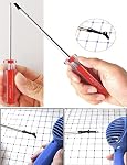 Abaigeal 6 Pcs Triangle Head Magnetic Screwdrivers Set (1.8/2.0/2.3/2.7/3.0/4.2mm) Y Shape Driver Tool Kit for Fixing Electronic Toys Battery Disassemble