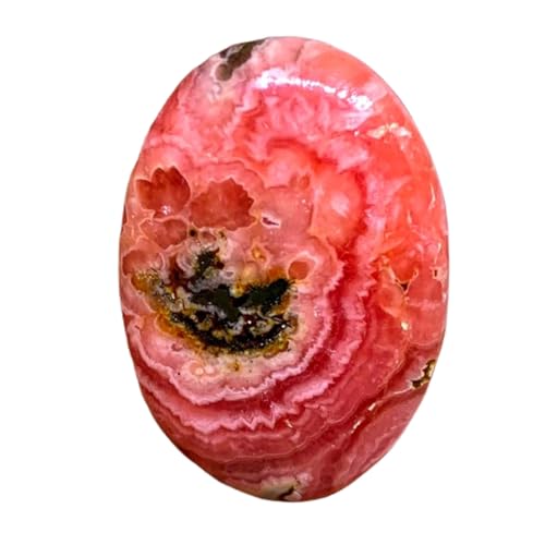 Cabochon en rhodochrosite naturelle 41x28mm pour façonner vos colliers bohèmes