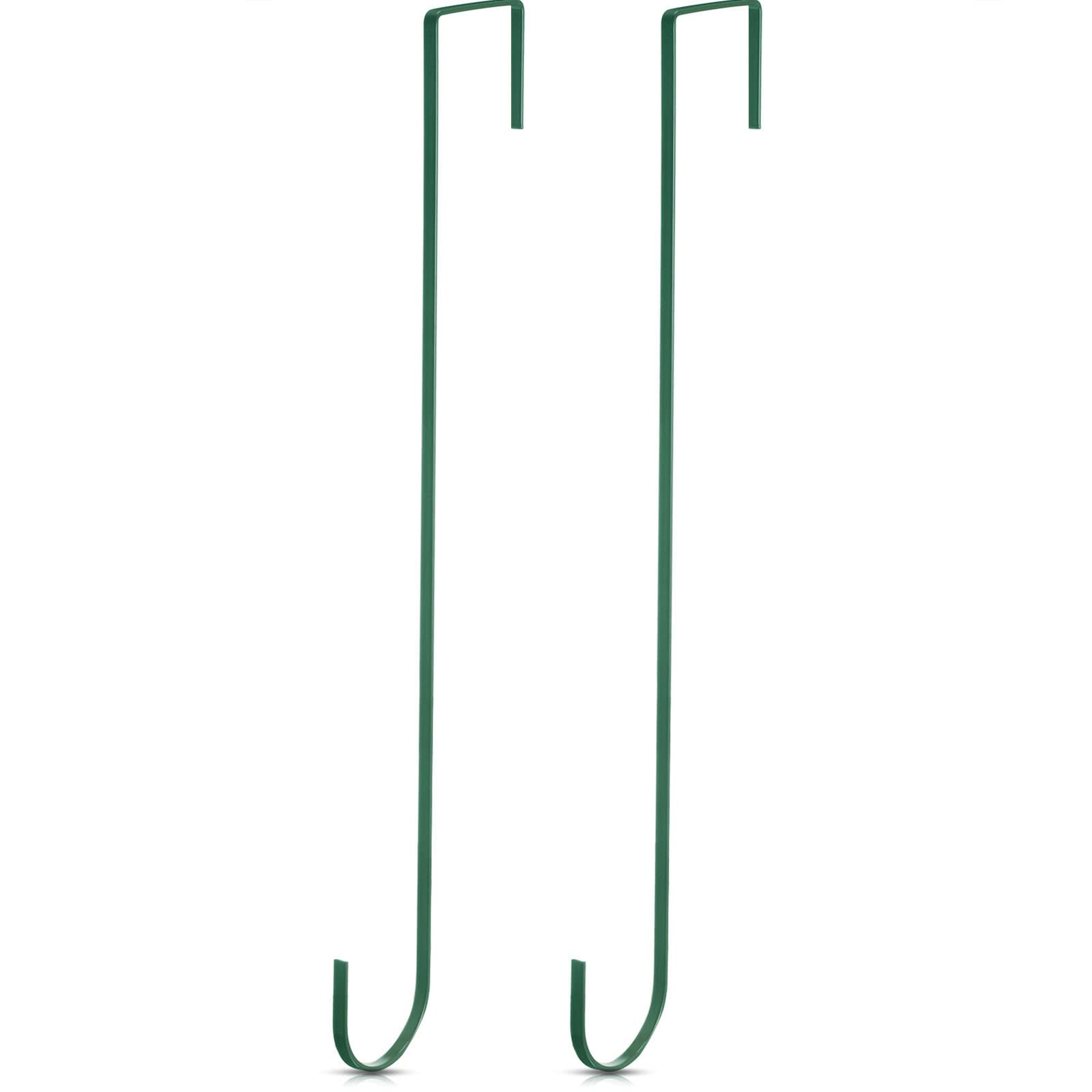 Crochet de suspension de guirlande de Noël Hotop vert 15 pouces en métal pour porte