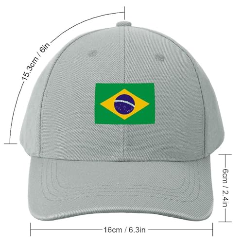 Brazil Flag Children Baseball Cap Adjustable Snapback Trucker Hats Boys Girls Sports Outdoor Travel hat2