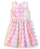 The Children's Place,Girls,Sleeveless Dressy Dresses,Pink Butterfly Mesh,10