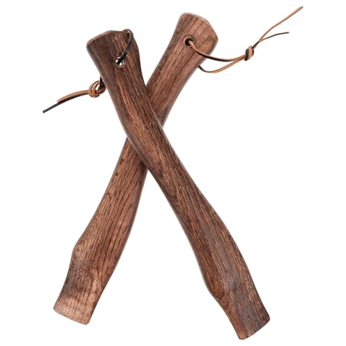 Manche de bois pour réparer un outil cassé en plein air lot de 2