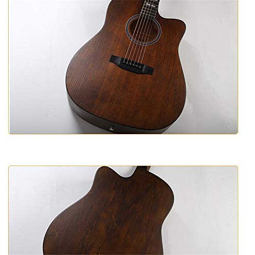 JTRHD Guitare Acoustique Folk Spruce Nanyang Bois Notch Polissage Guitare Acoustique pour Adultes et Enfants (Couleur : Natural, Size : 41 inches) - Les Beatles, Paul McCartney, John Lennon, RIngo Starr, George Harrison JTRHD Guitare Acoustique Folk Spruce Nanyang Bois Notch Polissage Guitare Acoustique pour Adultes et Enfants (Couleur : Natural, Size : 41 inches) – Image 6