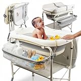toral Ba&ntilde;era bebe plegable con cambiador y patas regulables - Ba&ntilde;era cambiador bebe plegable con ter