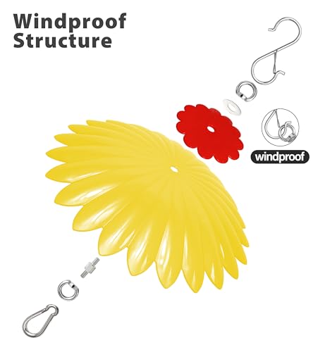 image for andergi 10.5 inch Hummingbird Feeder Shade Dome Cover,Rain Guard,Weath