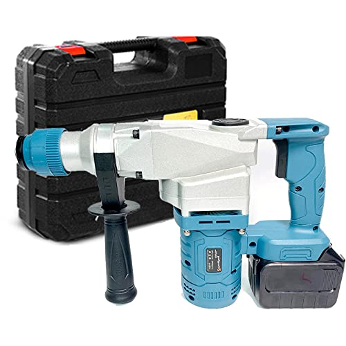 Bürstenloser Akku-Bohrhammer, Hochleistungs-Bohrhammer, 0–1500 U/Min Variabler Geschwindigkeitshammer, 3-Modus…