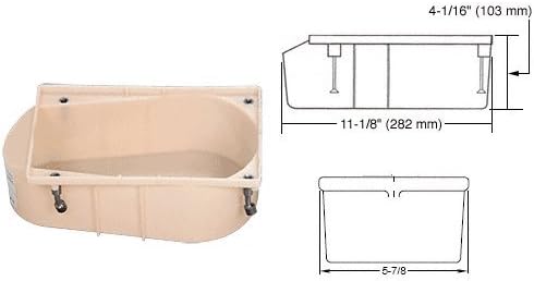 Rixson 253000 Model 27 and 28 Series Floor Closer Cement Case