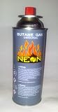 NEON 4er Pack 227g Butan Gaskartusche MSF-1A Campinggas Butangas für Gaskocher und Lampe