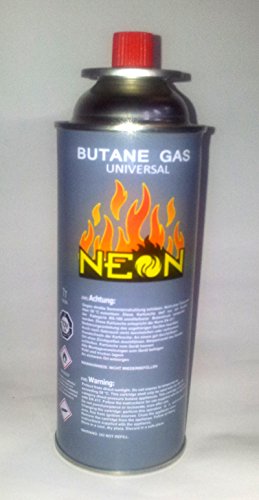 4er Pack 227g Butan Gaskartusche MSF-1A Campinggas Butangas für Gaskocher und Lampe