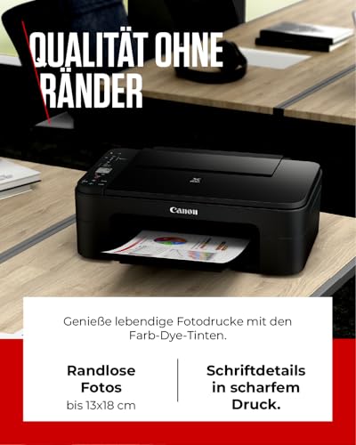 Canon PIXMA TS3350 Multifunktionsdrucker, Drucken Scannen Kopieren, WLAN – Ansicht 4