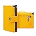 Porta Carte di Credito BEWMER 2 Schermato | Portafoglio Slim da Uomo e Donna con Rfid Protection Anticlonazione | Porta Tessere e Soldi con Portamonete (Giallo Carbon)
