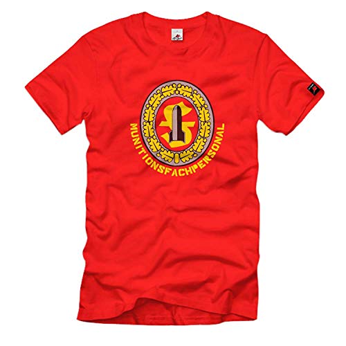 T-shirt armée allemande rouge XXXXXL vêtement ample pour homme fort