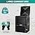 BIOGRN Large Outdoor Compost Bin,80 Gallon (300 L) Composter Bins with Snap-on Top Lid and Aeration System,Garden Compost Bin That Quickly Create Fertile Soil