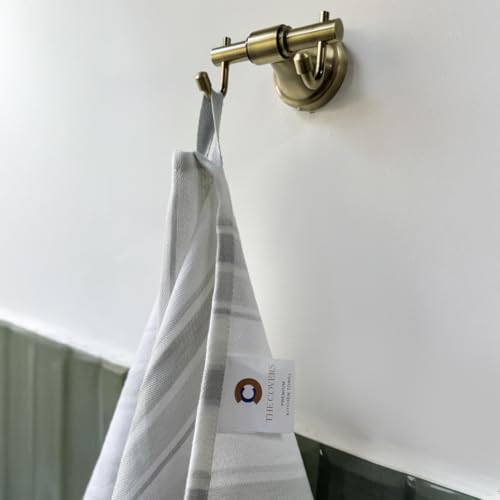 THE COVERS Premium 100% Cotton Kitchen Towels in Muted Whisper Grey Colors | Set of 6 Lavishly Large Towels (20.5”x30.5”) | Handy Hanging Loop for Drying | Arrives Gift-Ready, with a Signature Tote - image 5