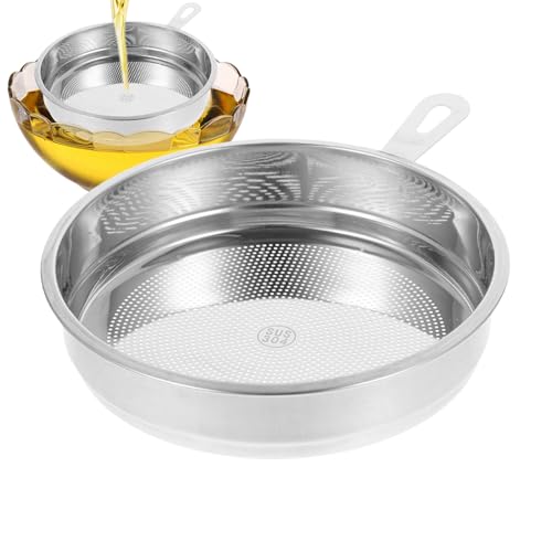 Colpo ' de cocina – Filtro de de cocina de 13,4 x 3 cm, filtros de grasa freíble, separador de alimentos inoxidable, filtros de leche de soja portátil para cocinar
