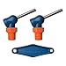 Loc-Line 72095 Acetal HPT Nozzles (XR Style) with Adjustment Lever, 0.160" x 10.25", Thread Size 1/4" (Pack of 3)