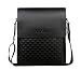 Alena Culian Business Man Bag Classic Plaid Design Men Messenger Bag Shoulder Bag(black)