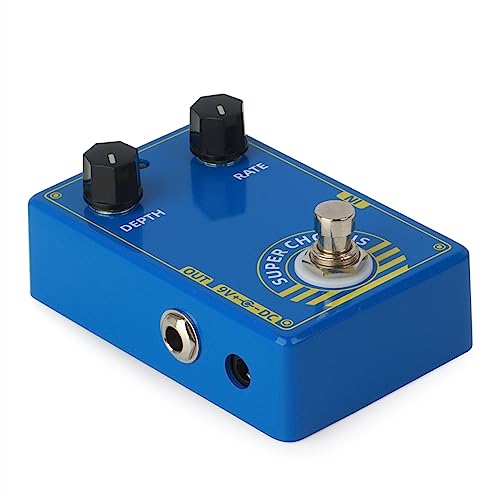 OUSIKA Pédale d’effet Guitare Chorus True Bypass Accessoires for Guitare électrique Pédale d’effet Guitare Tuner - Les Beatles, Paul McCartney, John Lennon, RIngo Starr, George Harrison OUSIKA Pédale d'effet Guitare Chorus True Bypass Accessoires for Guitare électrique Pédale d'effet Guitare Tuner – Image 3