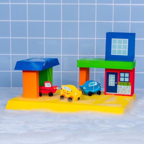 Image of 22097 BathBlocks Floating Cars Set