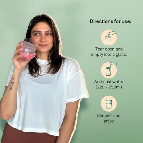 GREEN PROTEIN Vegan Pea Protein Isolate Powder | Absolutely Delicious & Refreshing | 6 Fruity Flavours : Pineapple, Black Currant, Berry Blast, Mixed Fruit, Raw Mango & Orange | Dairy-Free | 30 x 23g Sachets