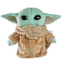 ​Star Wars Plush Toy, Grogu Soft Doll from The Mandalorian, 8-inch Figure, Collectible Stuffed Animals for Kids​​​