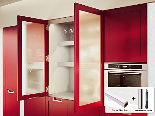 WallDesign-Vinyl-Frosted-Window-Self-Adhesive-Privacy-Glass-Film-for-Office-Glass-PartitionGlass-DoorBathroom-18-X-48-Inch-Frost-Colour