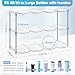 Larger Water Bottle Organizer for Stanley 40 oz Tumbler, Stackable Water Bottle Holder Rack for Cabinet, Kitchen Storage Organizer for for Stanley Cup Accessories, Tumbler Storage Holder, 3 Pack