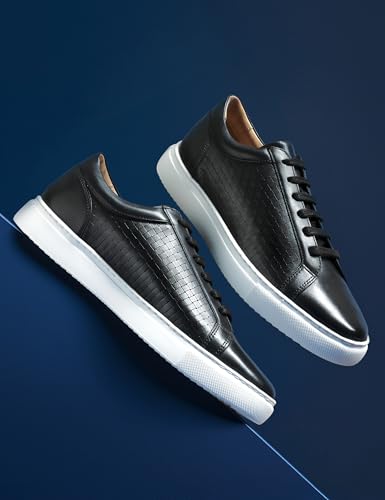 Image of Symbol Premium Mens Smart Casual Flat Leather Sneakers