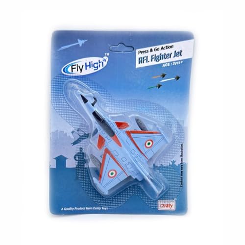 Image of Centy RFL Press and Go Toy Fighter Jet for 3Y+ Assorted Colours (CT-186)