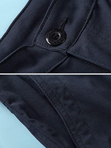 Women's Cargo Pants With Pockets,Casual Military Combat Hiking Cargo Work Pants Navy 10 #TOP5