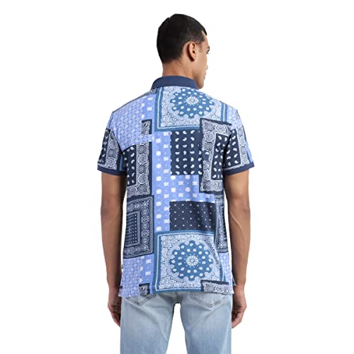 Image of Levi's Men's Regular Fit Printed Polo T-Shirt
