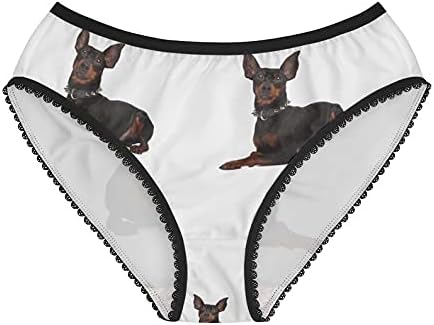 Miniature Pinscher Panties, Miniature Pinscher Underwear, Briefs, Cotton Briefs, Funny Underwear, Panties For Women