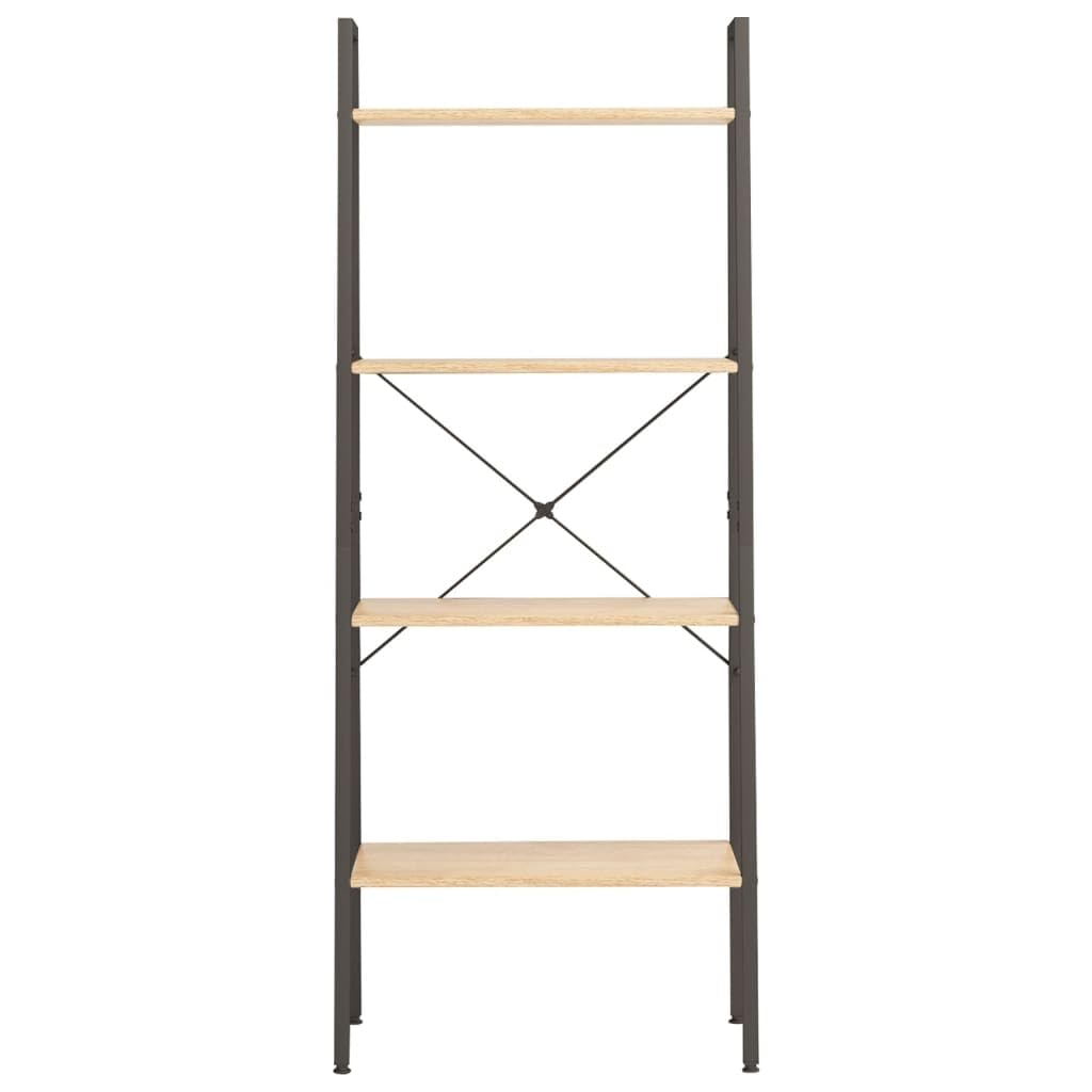 SYDE Scaffale con 4 ripiani, 56 x 35 x 140 cm | Struttura in acciaio resistente, per bagno, camera da letto, ufficio, soggiorno, fissaggio a parete incluso