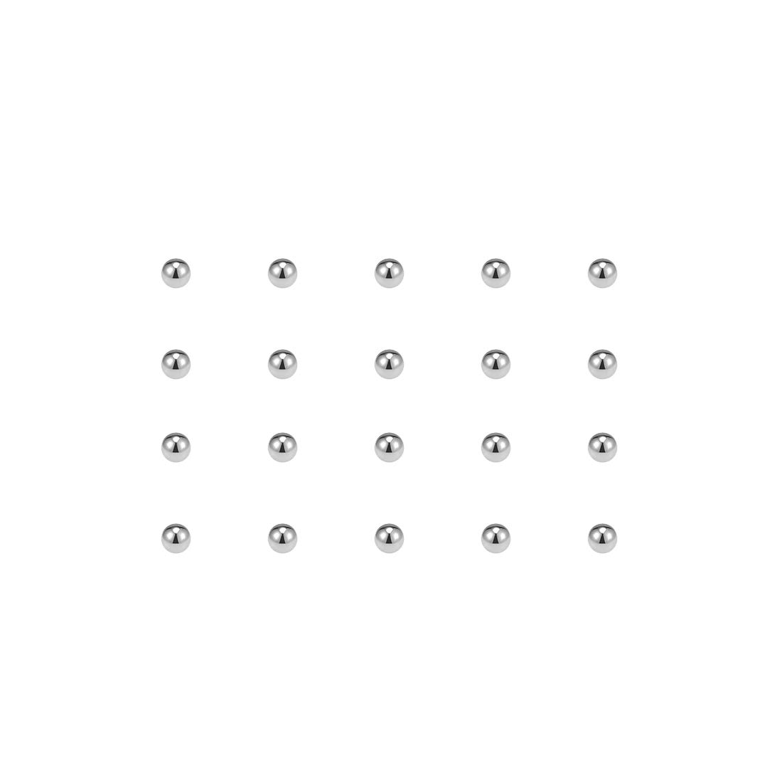 uxcell Precision Balls 2mm Solid Chrome Steel G25 for Ball Bearing Keychain Wheel 200pcs