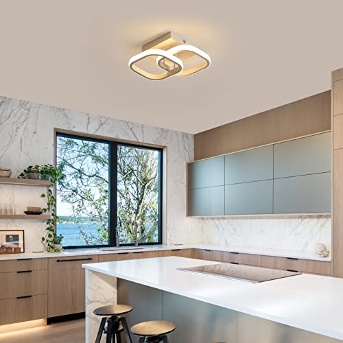 Delipop Ceiling Light, Square Modern Led Ceiling Light Fixture, 3000K Warm Light Acrylic Hallway Light Fixture Ceiling Lamp For Hallway Kitchen Aisle Study Bedroom Living Room #TOP2