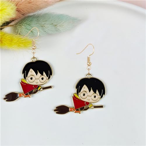 MALOYANVE Teacher Earrings Lovely Lightweight Statement Dangle Earrings Fashion Jewelry for Women Fans4