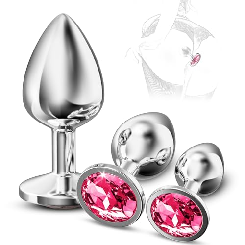 2025 Portable Couple Butt Plug Kit Stainless Steel 3pcs
