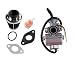 Podoy PZ20 Carburetor with 35mm Air Filter Fuel Filter for Chinese Made 50cc 70cc 90cc 100cc 110cc 125cc ATV Go karts Moped Scooter