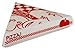 Southern Champion Tray 07196 Paperboard White Pizza Slice Clamshell Food Container with "Gourmet Pizza" Print, 9-1/4" Length x 9" Width x 1-11/16" Height (Case of 400)