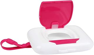 MERRYHAPY Dispensador de pano para carrinho de bebê caixa de lenços umedecidos para crianças caixa de lenços de bebê recipiente dispensador de lenços reutilizáveis caixa de armazenamento de lenços de bebê caixa de armazenamento de lenços úmidos caixa de lenços úmidos portátil para bebês