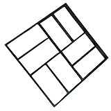 Zementformen für beton: „trittstein zum selbermachen“ – diese zementformen und -formen sind für gartenliebhaber gedacht, die ihren gehwegen und höfen mehr künstlerischen sinn verleihen möchten. größe: 40 x 40 x 4 cm/ 15,7 x 15,7 x 1,6 zoll