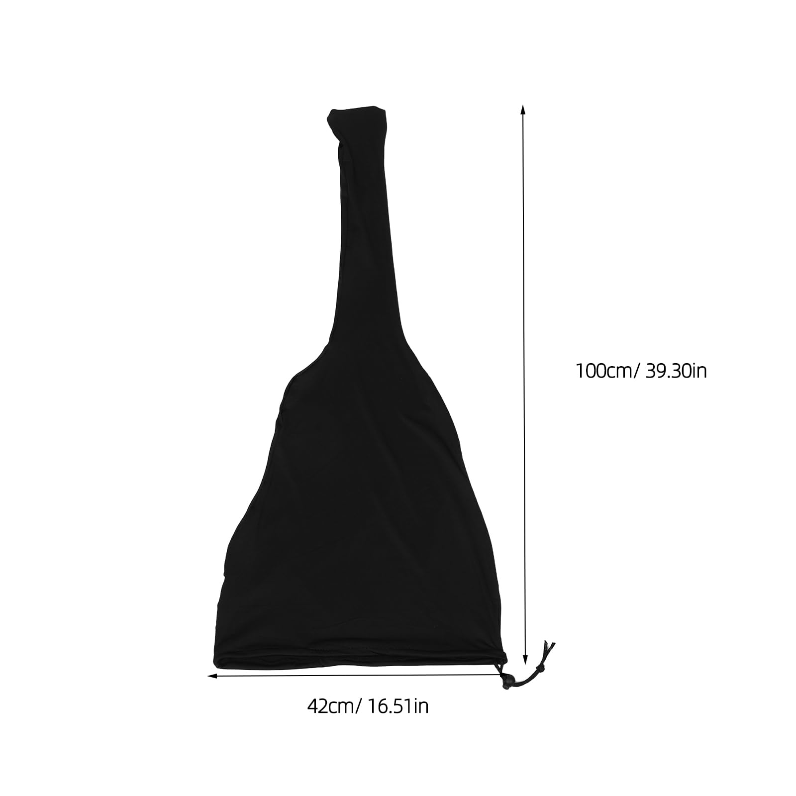 POPETPOP Funda Antipolvo para Guitarra Acústica Poliéster Negro, Plegable y Resistente para Uso Diario y Almacenamiento en Casa