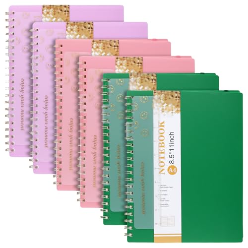 Cahier de dessin A4 à spirale lot de 6 pour ne plus manquer d'espace durant vos révisions