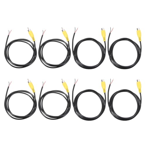Câble haut-parleur RCA vers fil nu pigtail 1m pour amplificateur et audio domestique