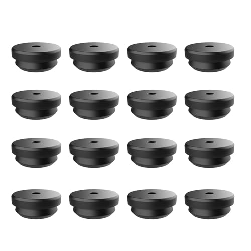 Kfwfuaee 16 tapones de goma resistentes al calor para protección de tornillos de cocina de gas y vitrocerámica, piezas de repuesto