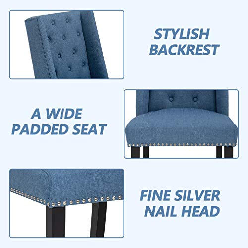 image for FDW Dining Chairs Set of 4 Kitchen Chairs for Living Room Dining Room 